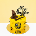 Hufflepuff Inspired Cake
