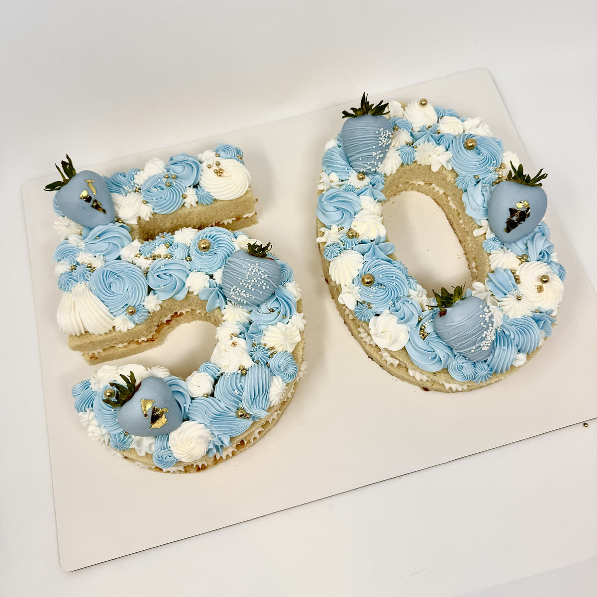 Double Number or Letter Cake