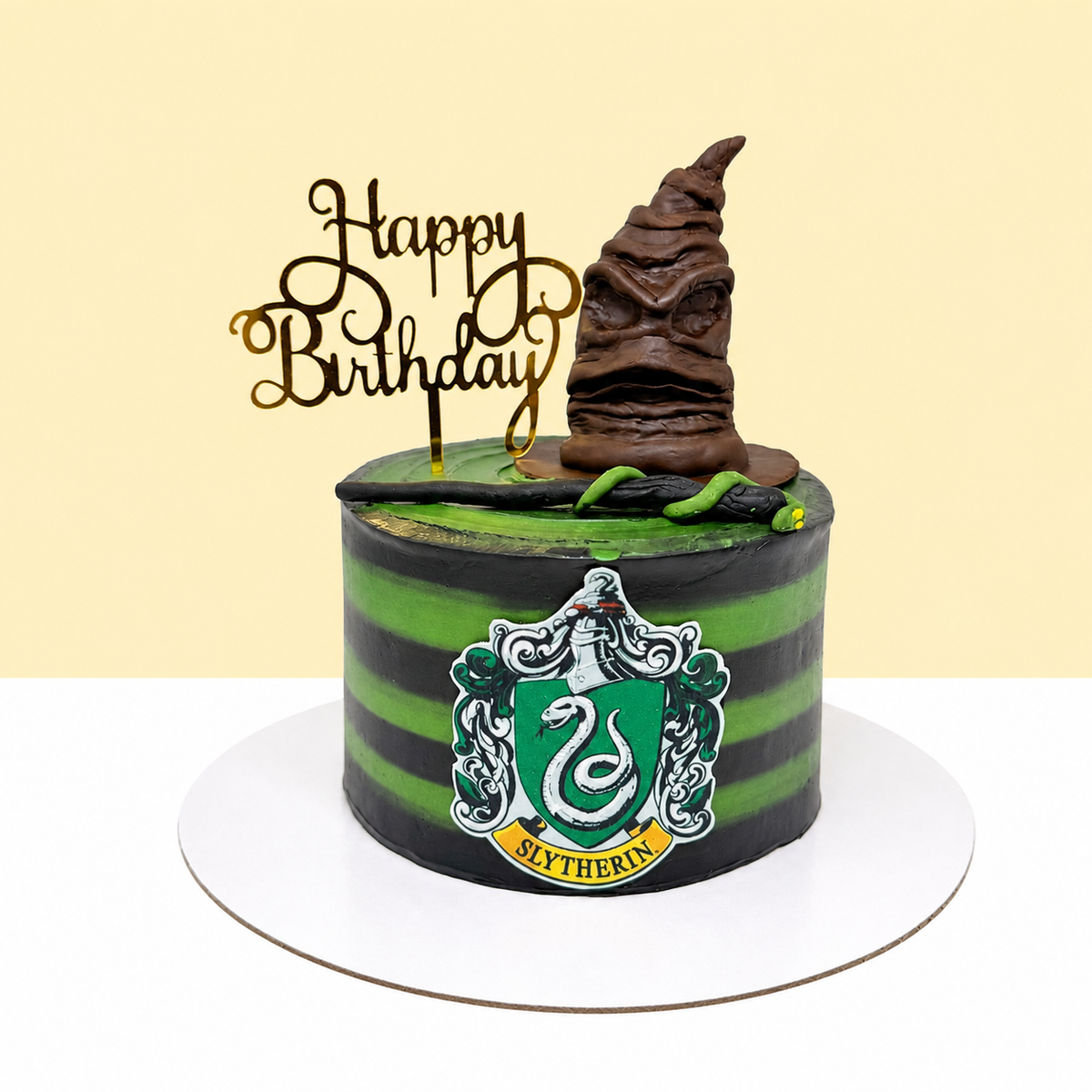 Slytherin Inspired Cake
